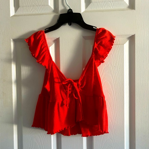 Red American Eagle top - Picture 1 of 3